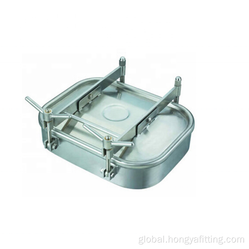 Manhole Cover SS304 Sanitary Stainless Steel Square Manhole Cover Supplier